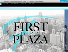 Tablet Screenshot of firstdistrictplaza.com